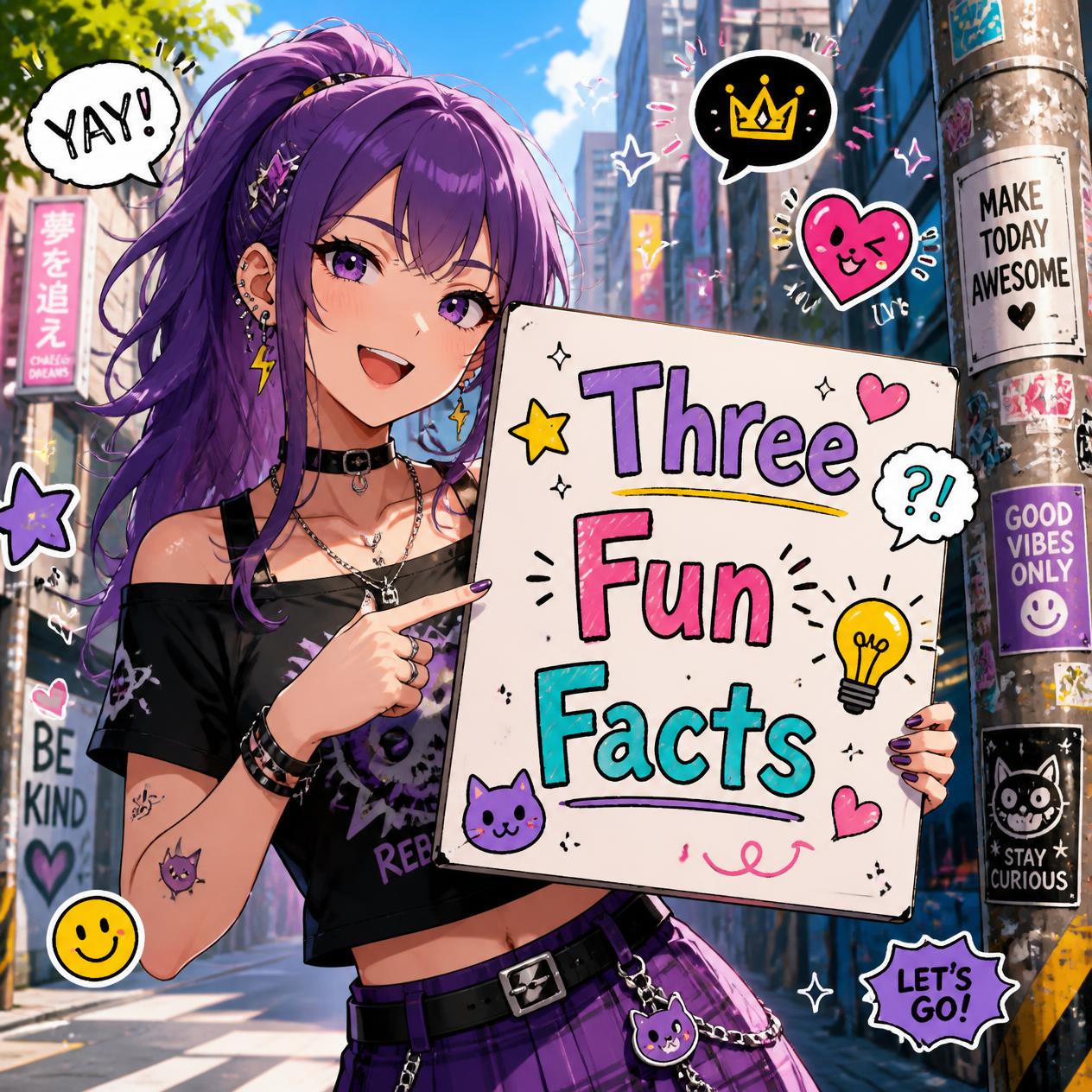 Daily Prompts: What Are Three Fun Facts About Yourself?