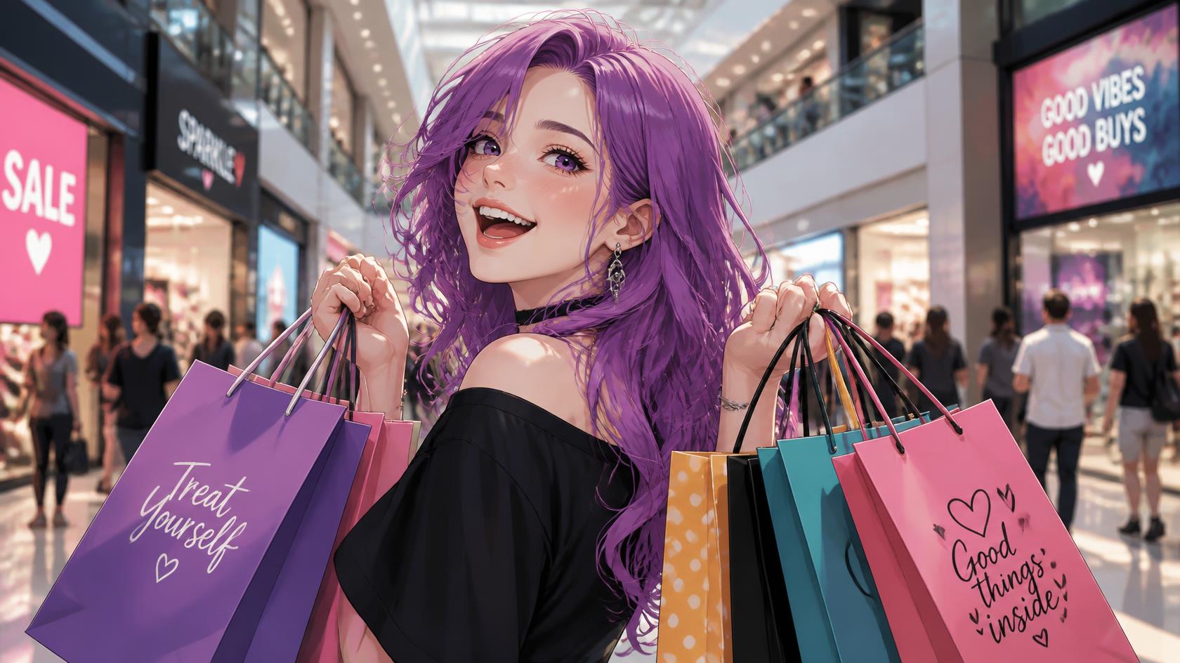 Anime: Which Anime Character Would I Want To Go Shopping With?